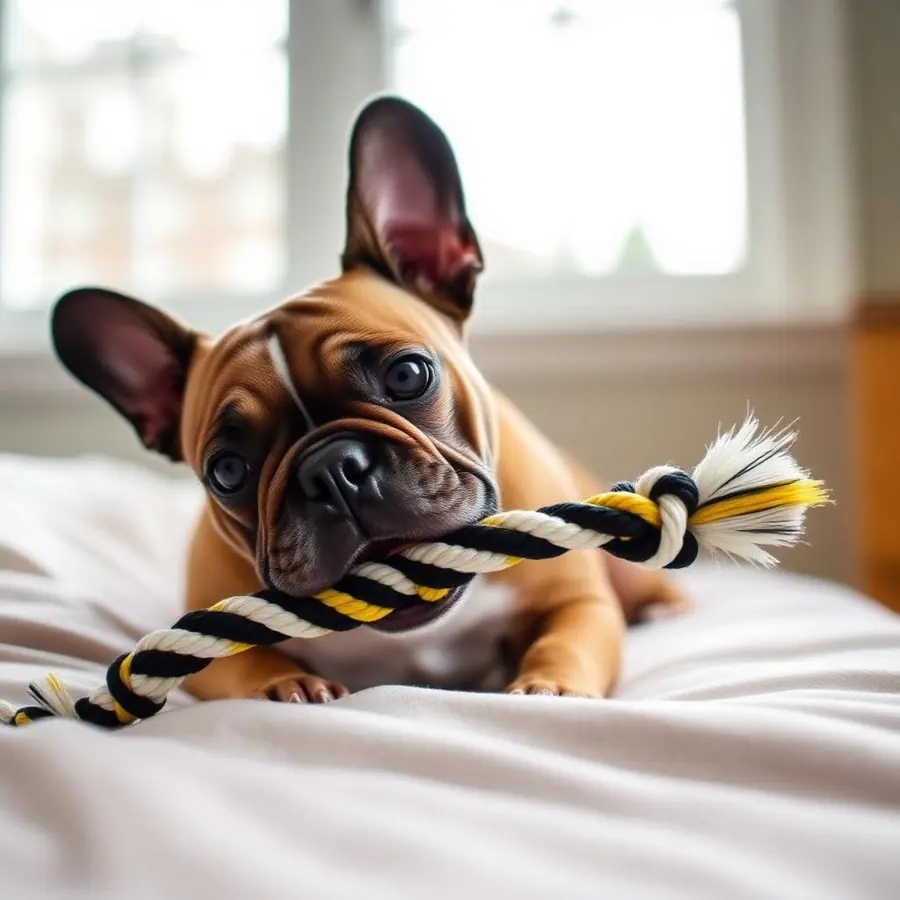 Dog enjoying a Ruff Ruff toy 2