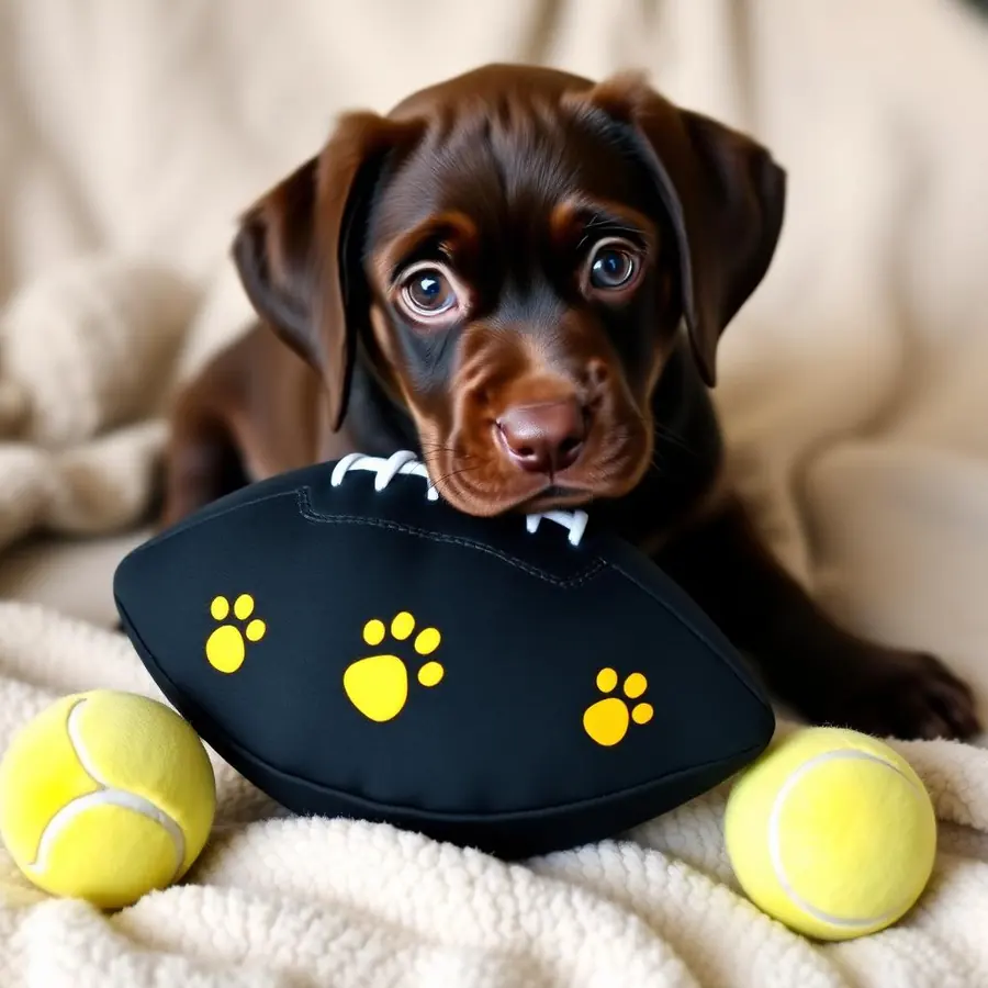 Dog enjoying a Ruff Ruff toy 4