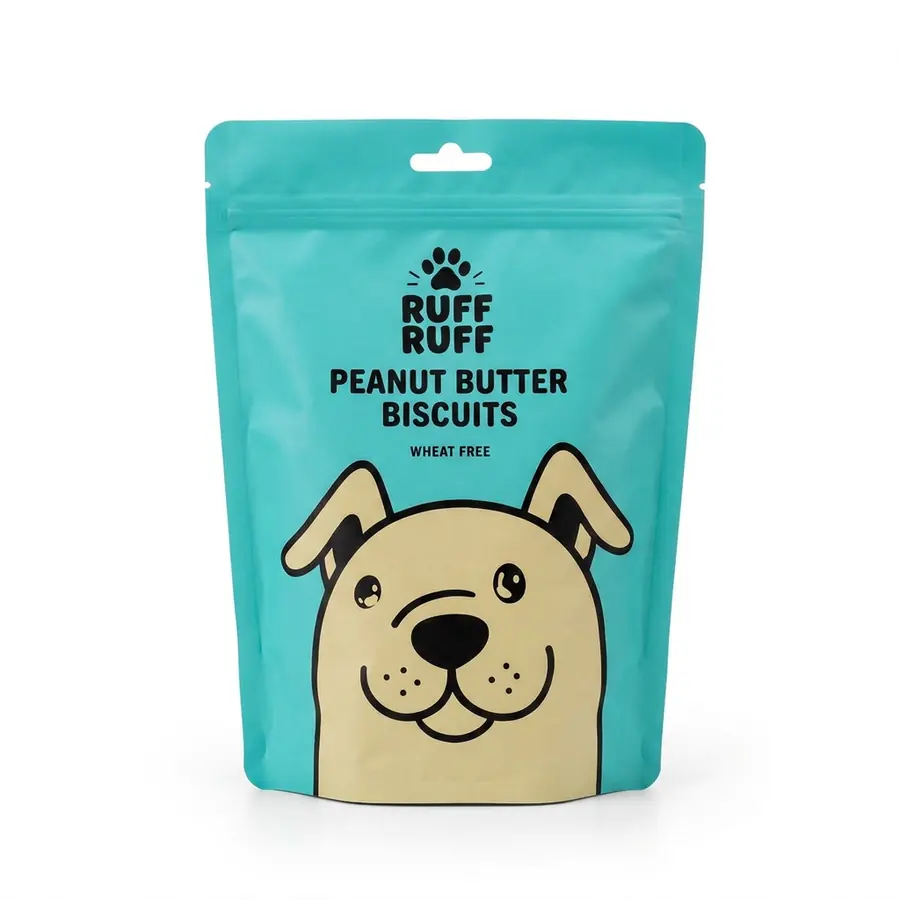 Ruff Ruff Peanut Butter Biscuits treat bag